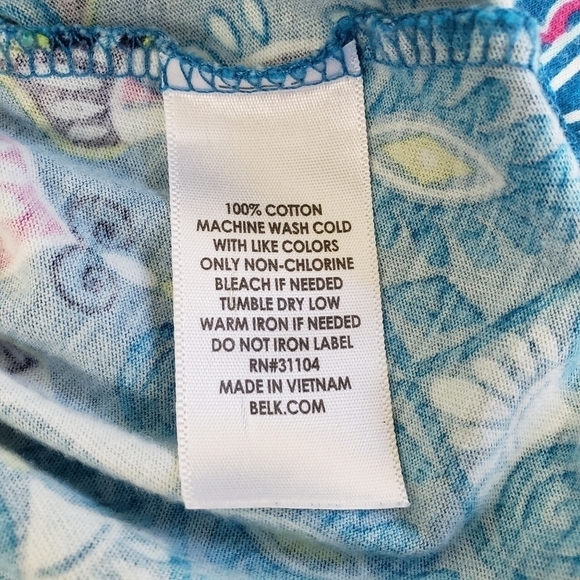 Kim Rogers Pleated Blue Top Size Petite PXL - Picture 5 of 5